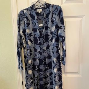 Long lucky brand duster open front sweater